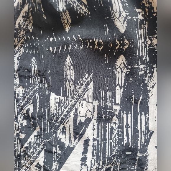 Twelfth Street by Cynthia Vincent Cathedral Print Mini Dress, VGUC, Size S - Picture 7 of 9